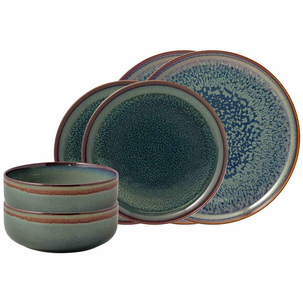 BASIC-SET Crafted Breeze 6er Set - Grün, Keramik (1/1/1cm) - like.Villeroy & Boch