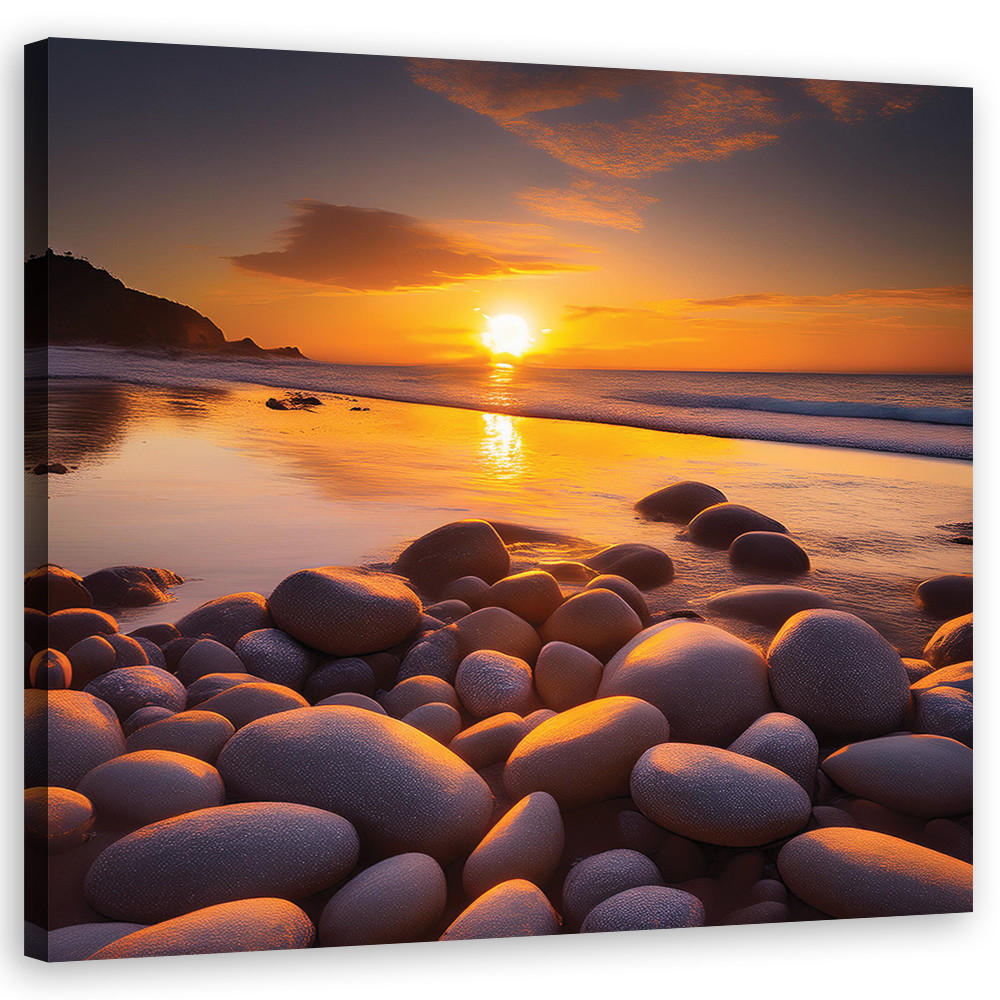 Feeby Wandbild Orange 50x50 cm