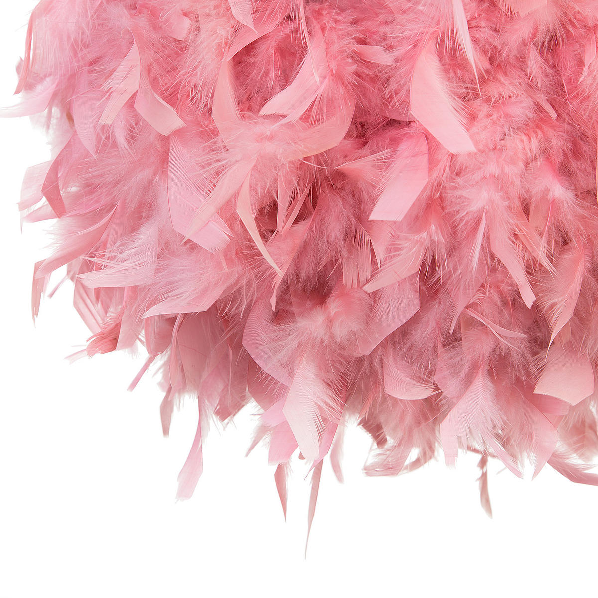 HÄNGELEUCHTE Drava 40/40/154 cm - Pink, Naturmaterialen (40/40/154cm) - Beliani