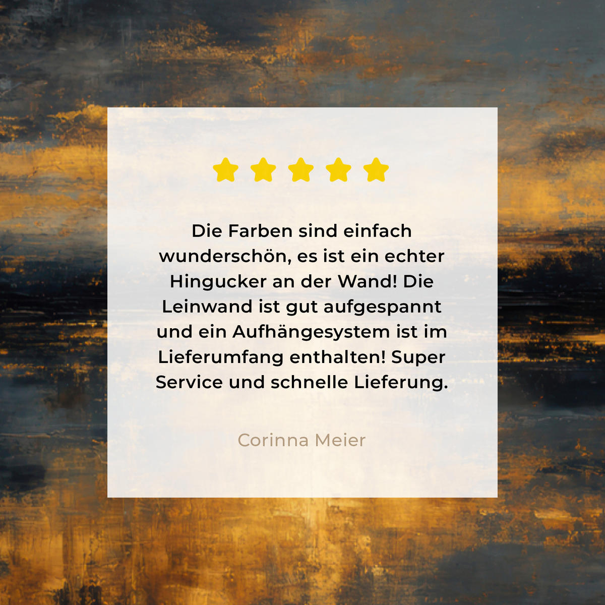 LEINWANDBILD Goldene Reflexion auf dem Wasser Deko XXL 80x120 cm - Anthrazit, Textil (80/120cm) - MuchoWow