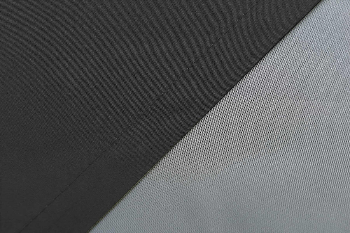 VORHANG 2ER SET BERLIN HxB 145x140cm Schwarz - Schwarz, Textil (140/145/145cm) - Gardinenbox