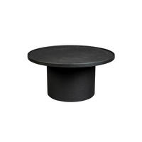 COUCHTISCH Winston Rund Schwarz - Schwarz, Holz (70/70/35.5cm) - Dutchbone