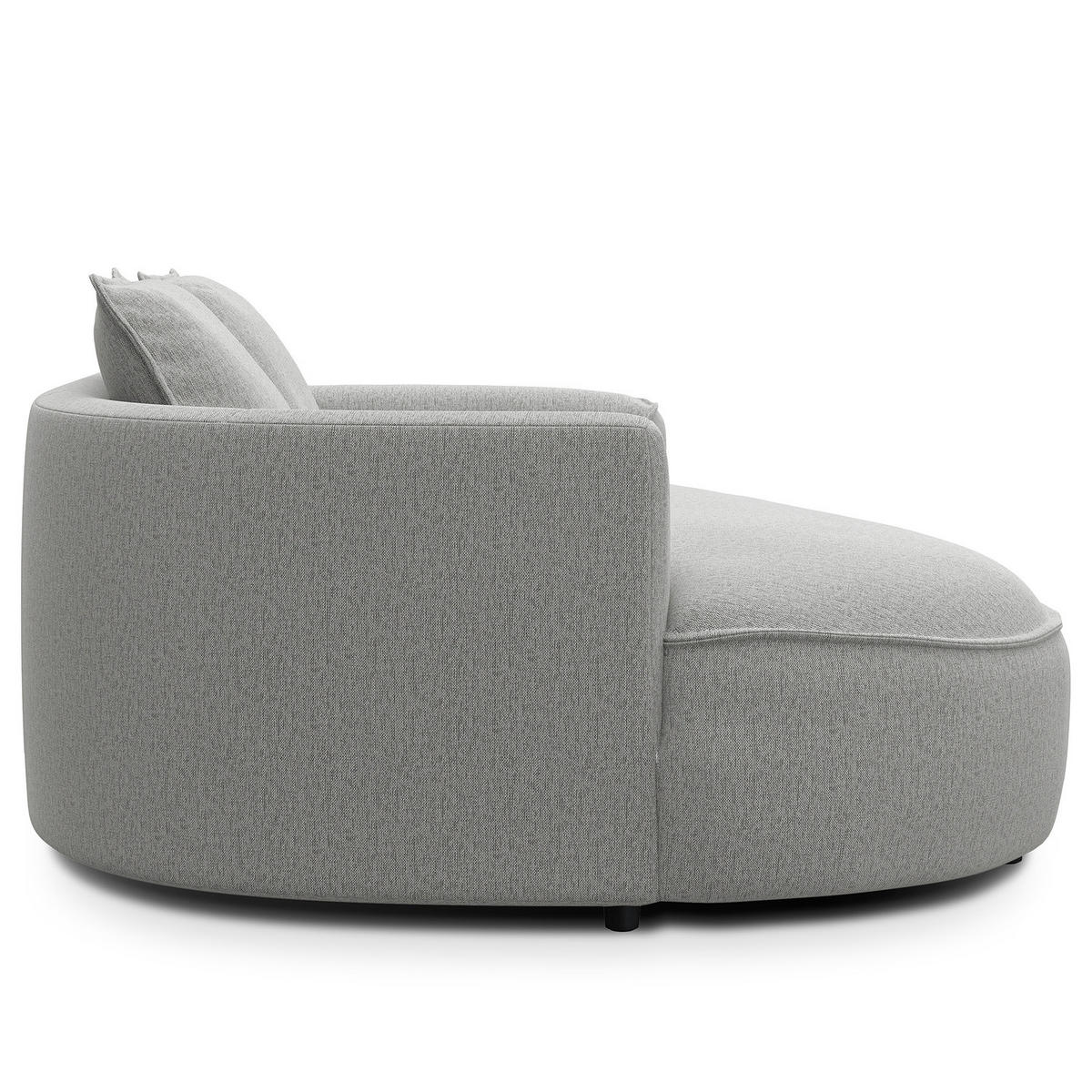 2,5-SITZER SOFA - Hellgrau, Textil (217/82/156cm) - home24