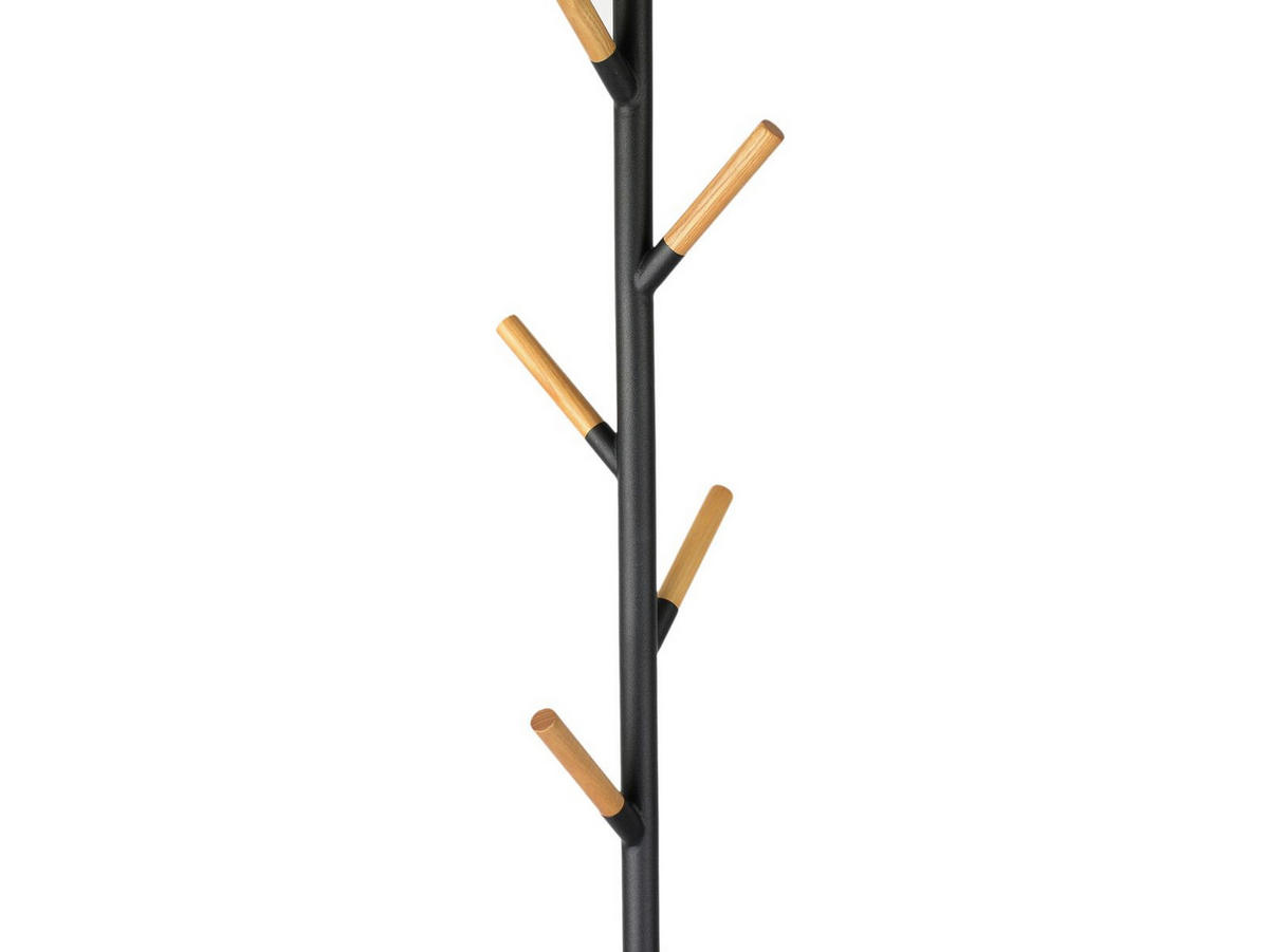 GARDEROBENSTÄNDER Plain schwarz 176cm freistehend - Schwarz, Metall (28/176/28cm) - Yamazaki