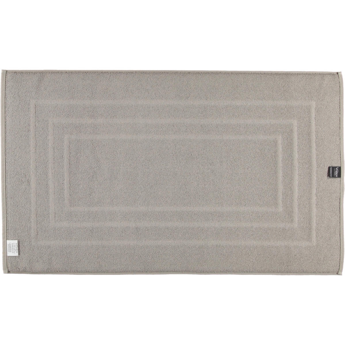 BADEMATTEN FEELING PEPPLESTONE - 7470 - Grau, Textil (60/100cm) - Vossen