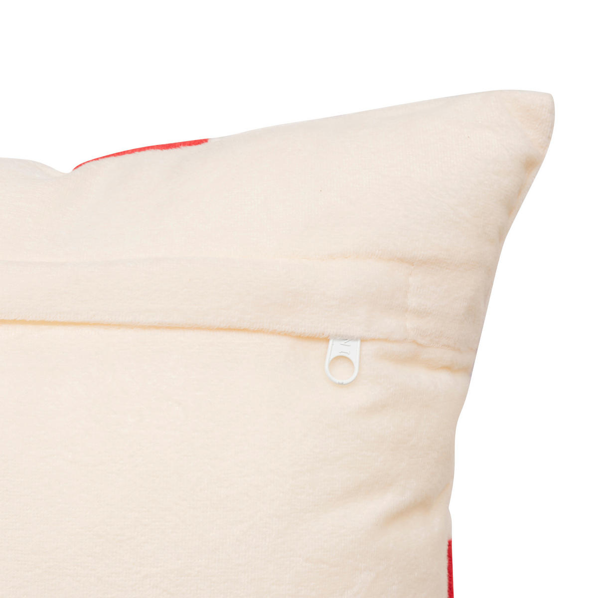 SAMTKISSEN Schleife 30/50 cm - Weiß, Textil (10/50cm) - Atmosphera Createur d´interieur