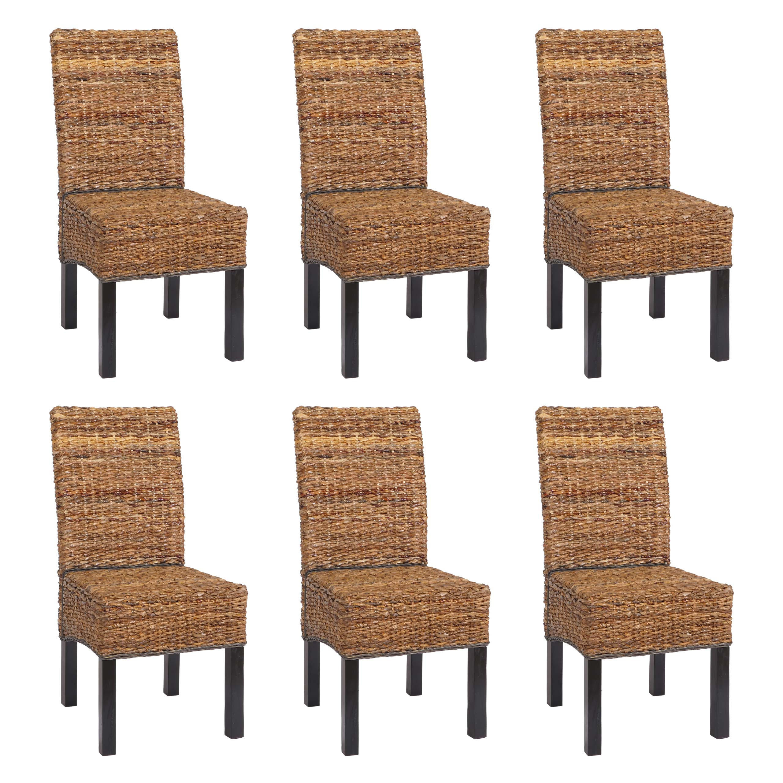 ESSZIMMERSTUHL Dunkelbraun 6er-Set - Dunkelbraun/Braun, Holz (46/96/41cm) - MCW