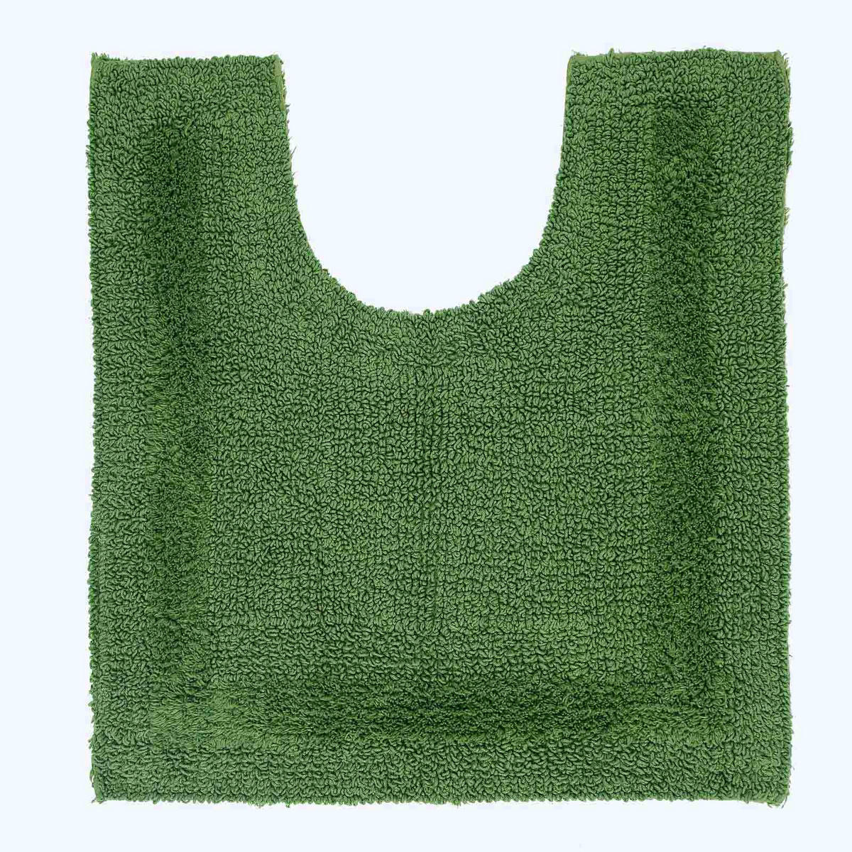 BADGARNITUR 2-teilig, Badematte & WC-Vorleger, wendbar - Smaragdgrün, Textil (50/80cm) - Homescapes
