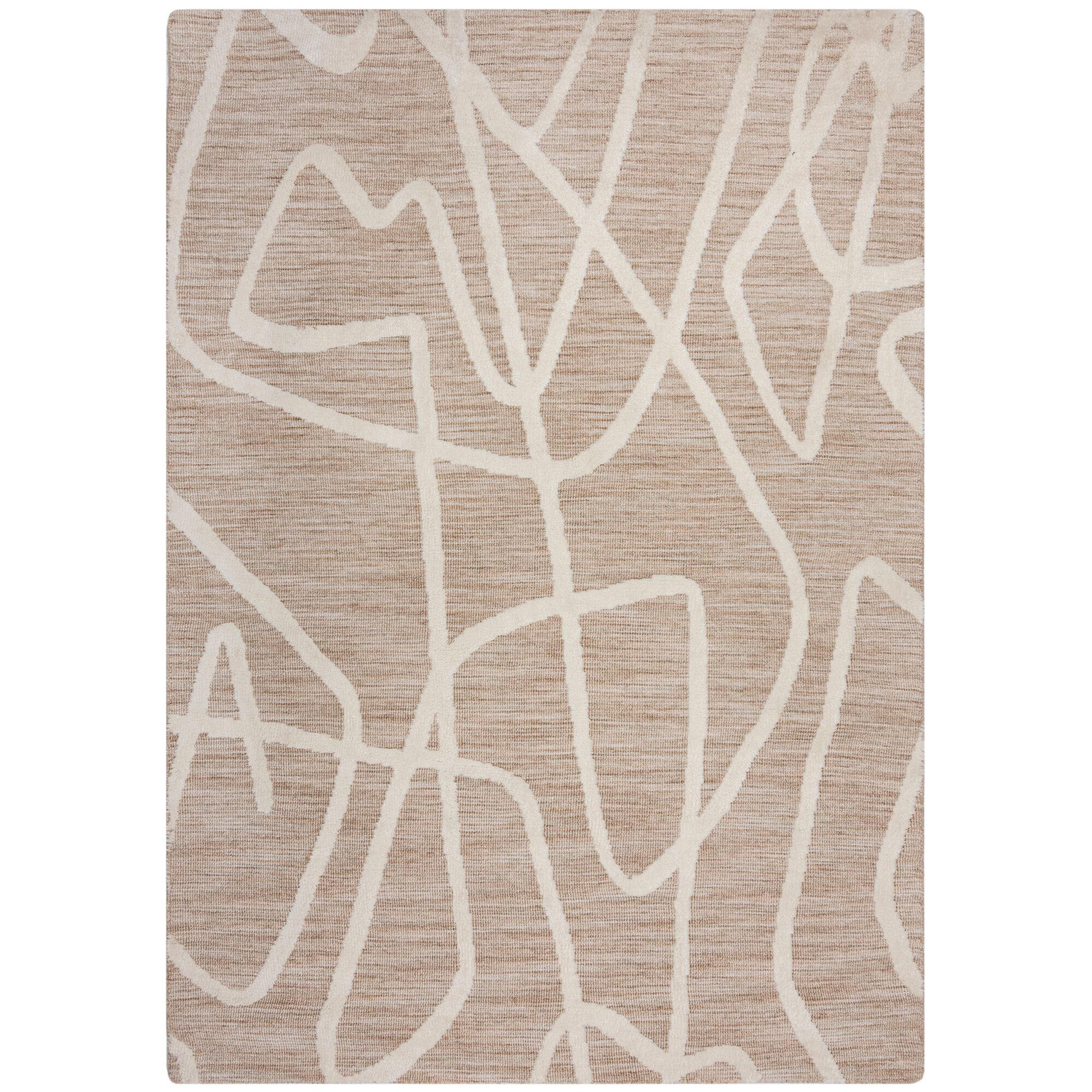 TEPPICH ARLEN, abstrakt, Taupe, 160 x 230 cm - Beige, Textil (160/230cm) - KADIMA DESIGN