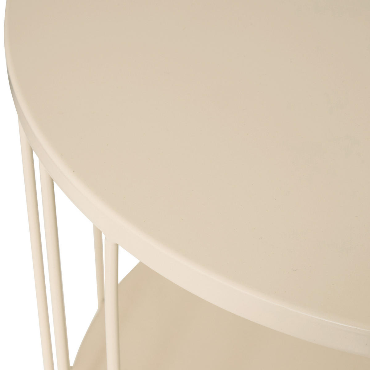 KAFFEETISCH Metall Kobu Beige 35/35/52 cm - Beige, Metall (35/35/52cm) - Atmosphera Createur d´interieur