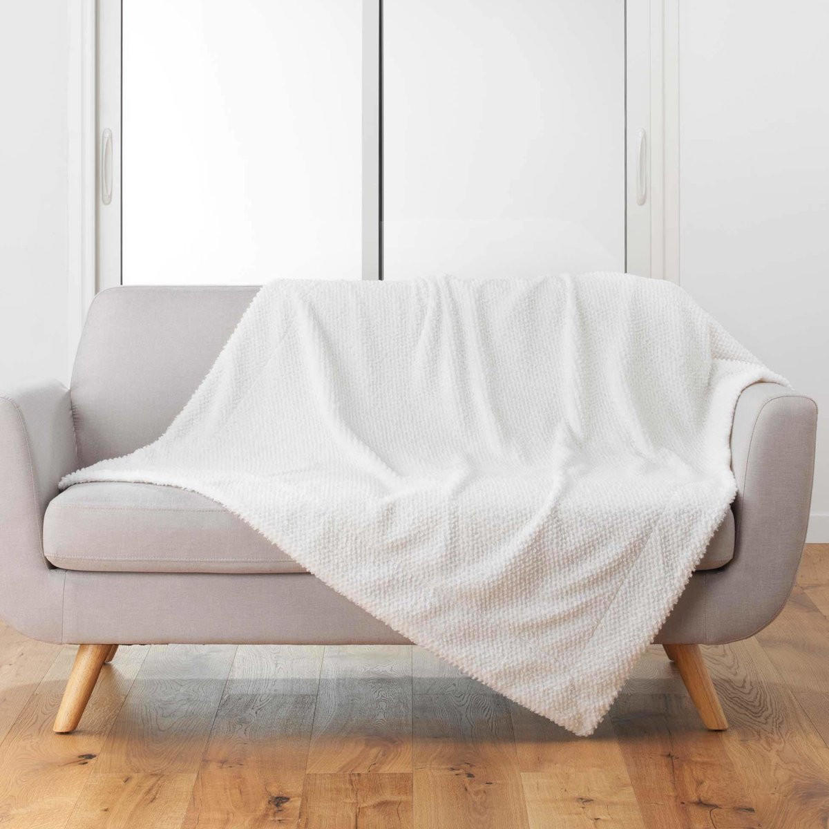 TAGESDECKE Iceberg 125/150 cm - Weiß, Textil (125/150cm) - Douceur d´intérieur