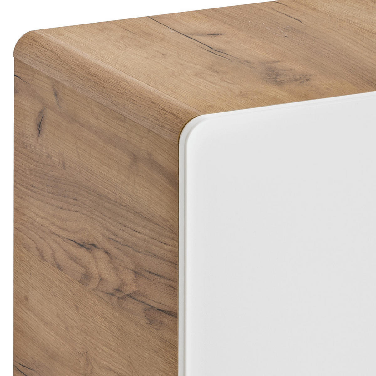 HOCHSCHRANK Luton-56 - Weiß, Holzwerkstoff (35/170/35cm) - Lomado