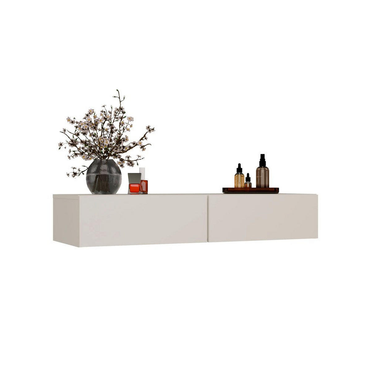 SCHMINKTISCH Lyra - Kaschmir, Holzwerkstoff (40/110/20cm) - kommodly