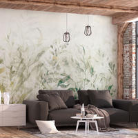 SELBSTKLEBENDE FOTOTAPETE 245/175 cm - Beige/Grün, Kunststoff/Textil (245/1cm) - KUNSTLOFT