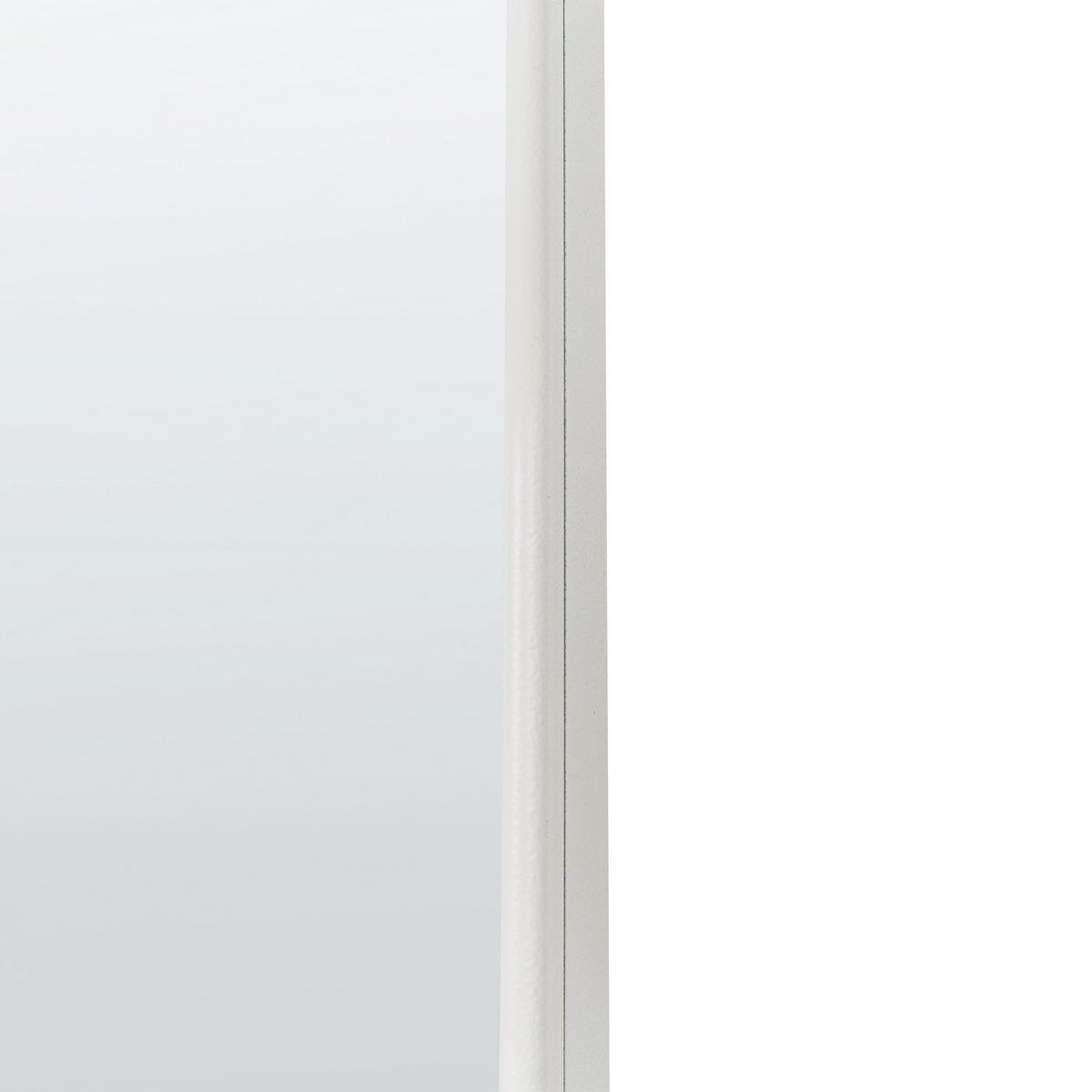 WANDSPIEGEL Metall weiß 45/145 cm Jarnages - Weiß, Metall (45/145/3cm) - Beliani