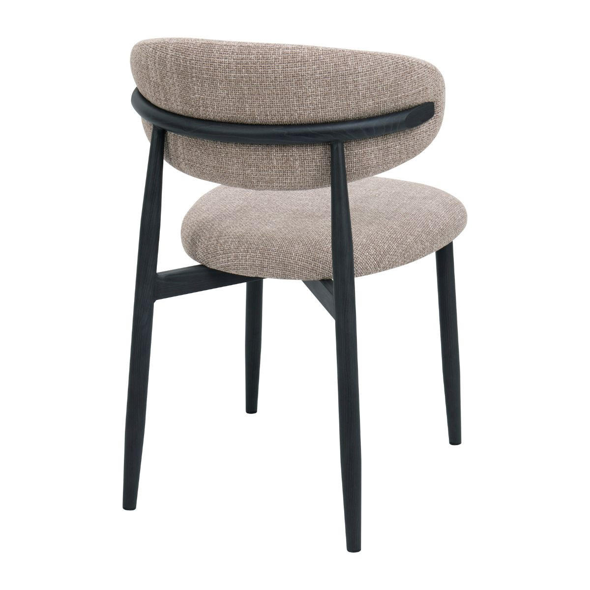 ESSZIMMERSTUHL 2er Set aus Stoff, taupe - Taupe, Textil (52/77/56cm) - Giga Meubel