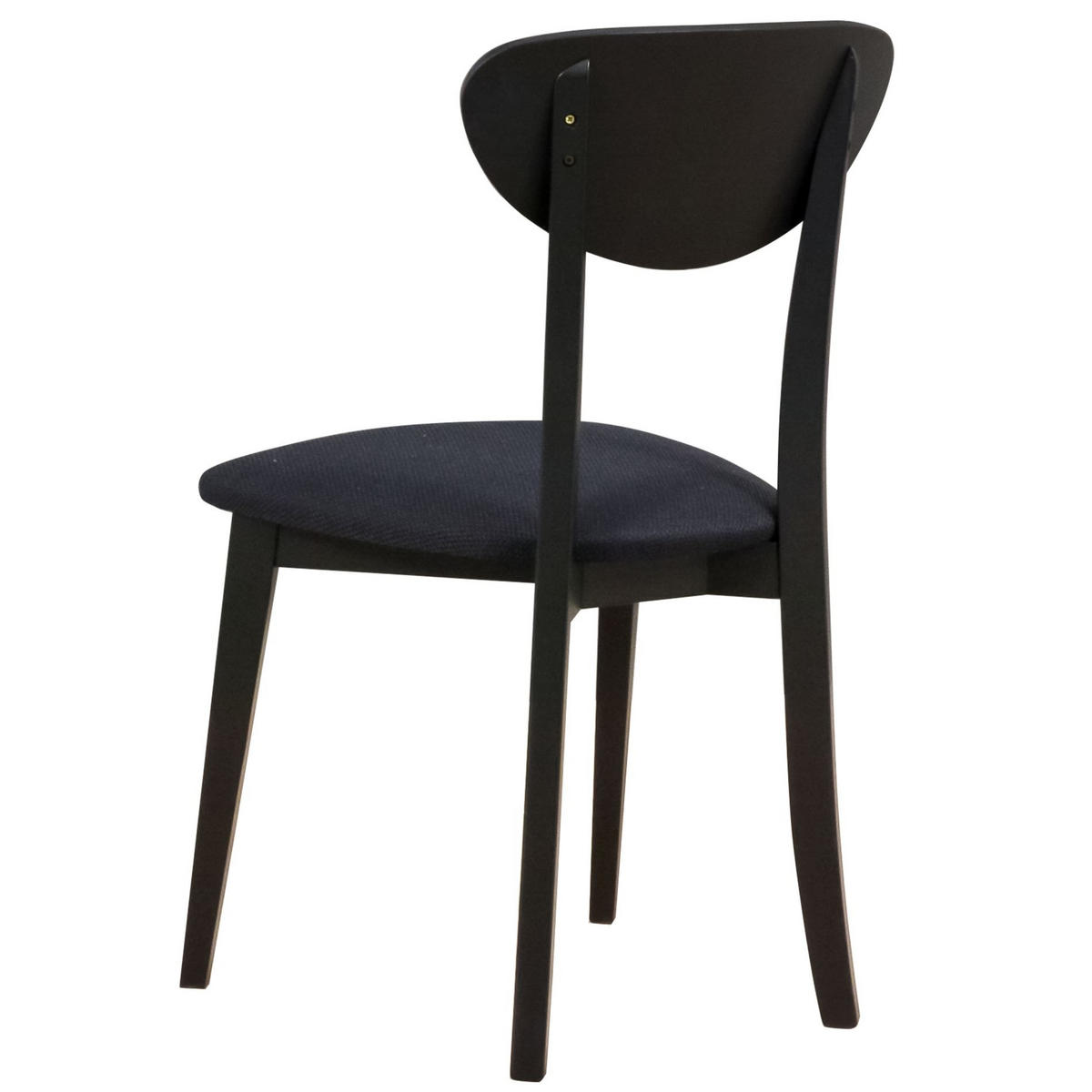 HOLZSTUHL Pomoni Schwarz - Schwarz, Holz/Textil (47/85/40cm) - Selsey