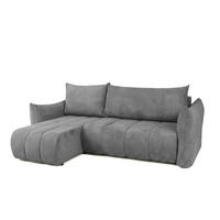 ECKSOFA Ontario Xs Mit Schlaffunktion - Grau, Holzwerkstoff/Textil (154/226cm) - Fun Möbel