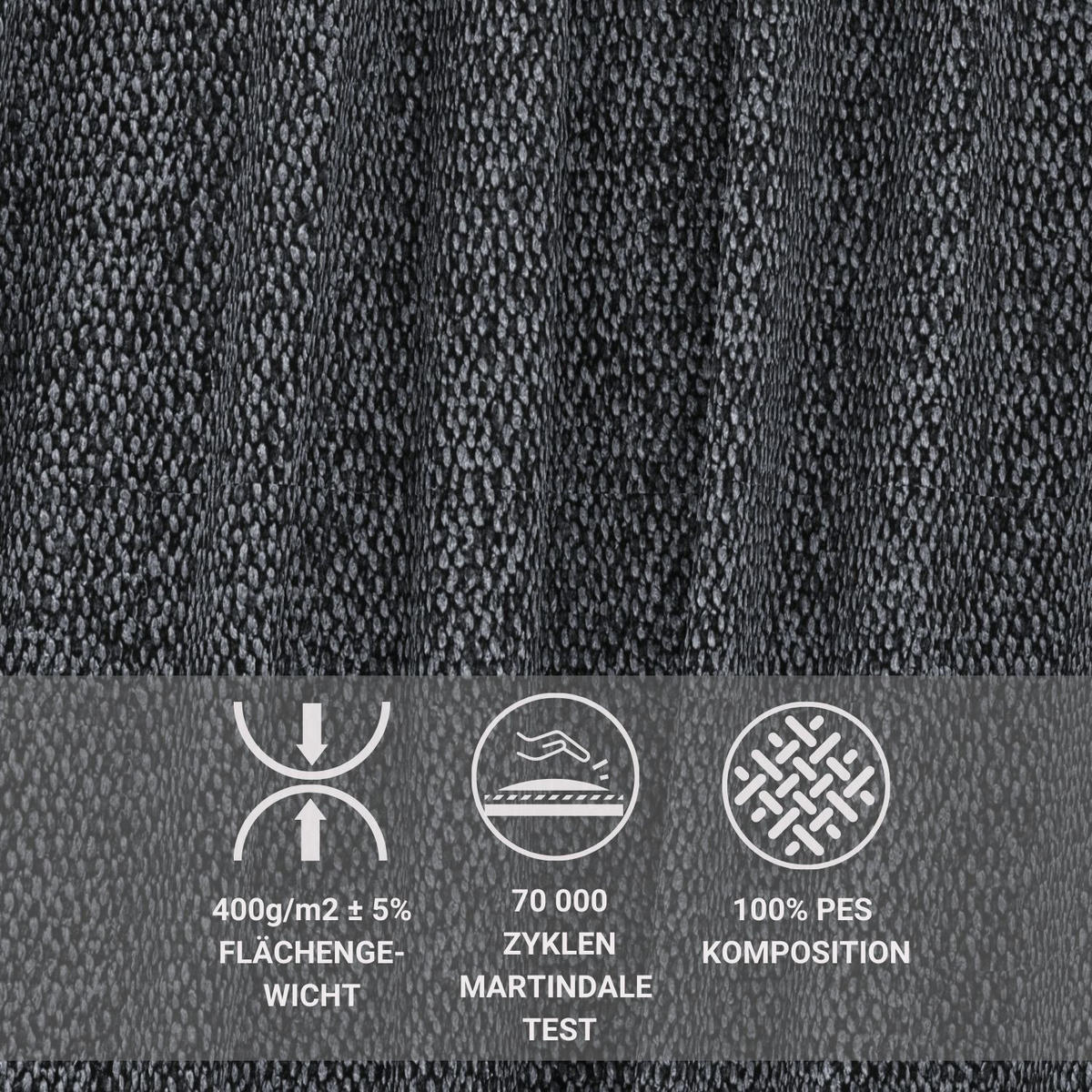 BOXSPRINGBETT Bergamo Schwarz 160/200 cm - Schwarz, Holz/Holzwerkstoff (160/200cm) - Maison de Reve
