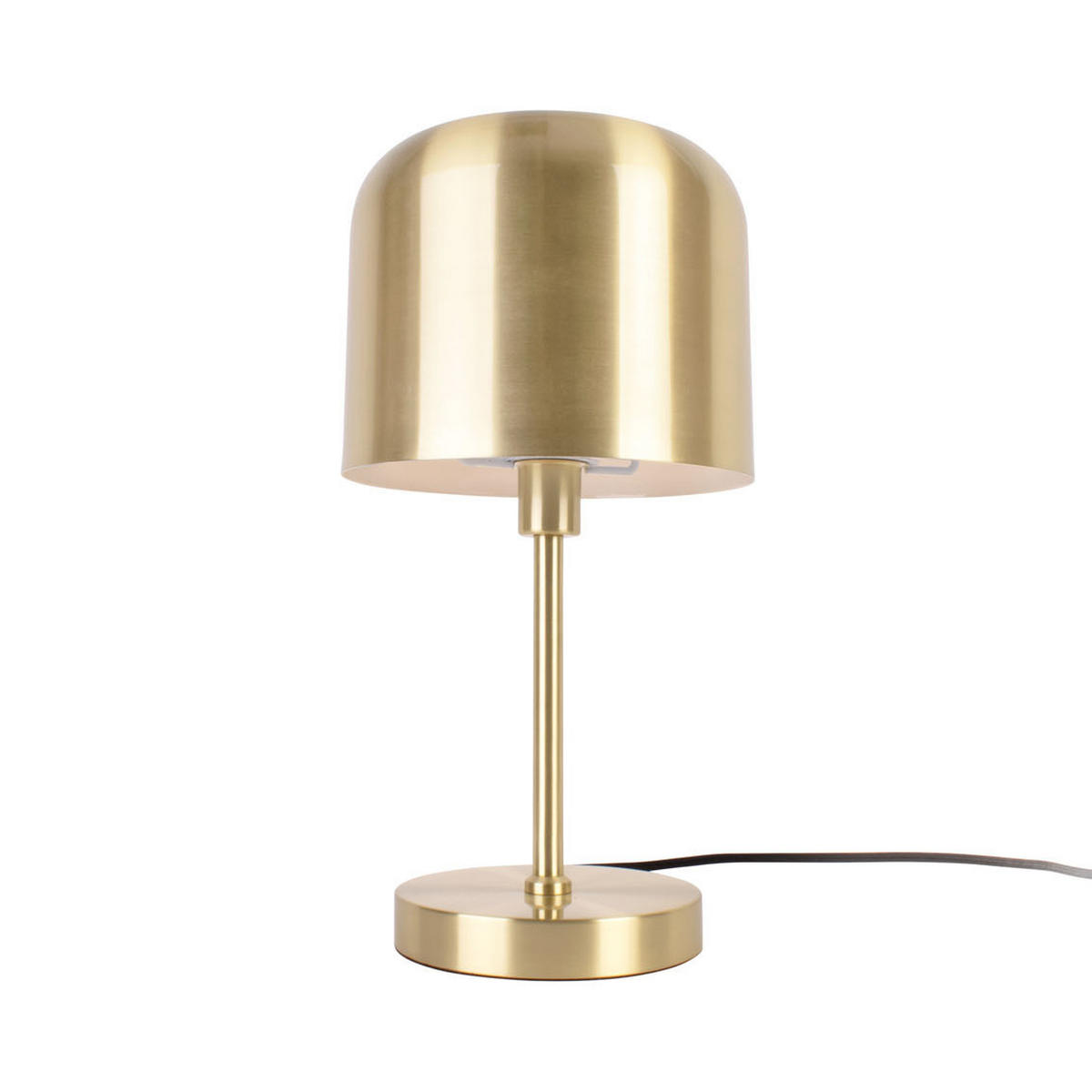 TISCHLAMPE Capa Geborsteld 20/20/39 cm - Goldfarben, Metall (20/20/39cm) - Leitmotiv