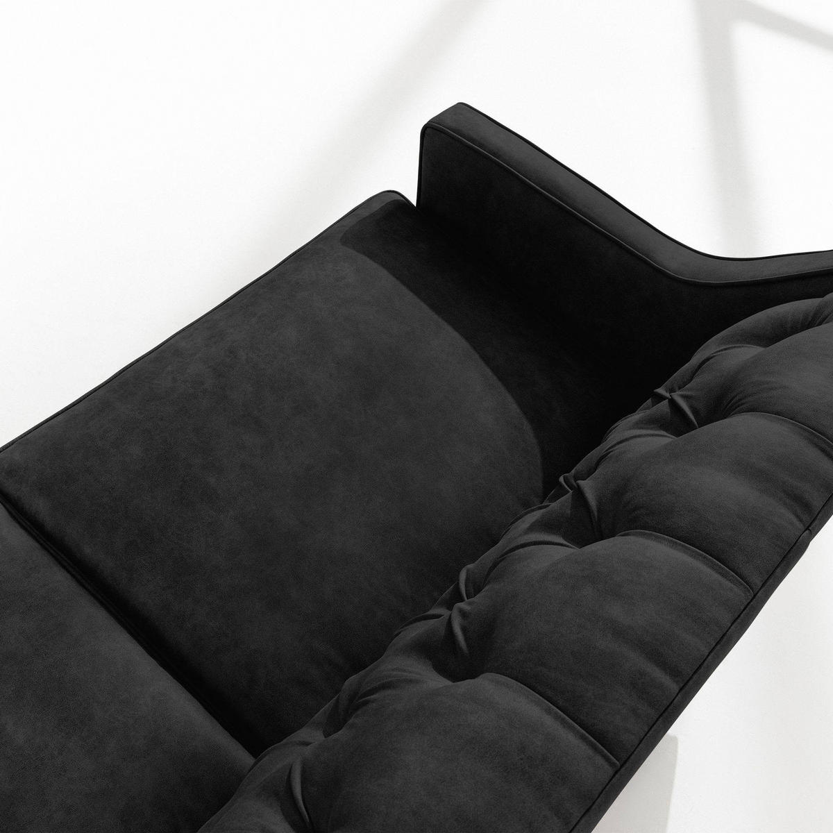 2-SITZER-SOFA NOMUS gesteppt, Anthrazit - Wengefarben/Anthrazit, Holzwerkstoff (170/78/80cm) - KONSIMO®
