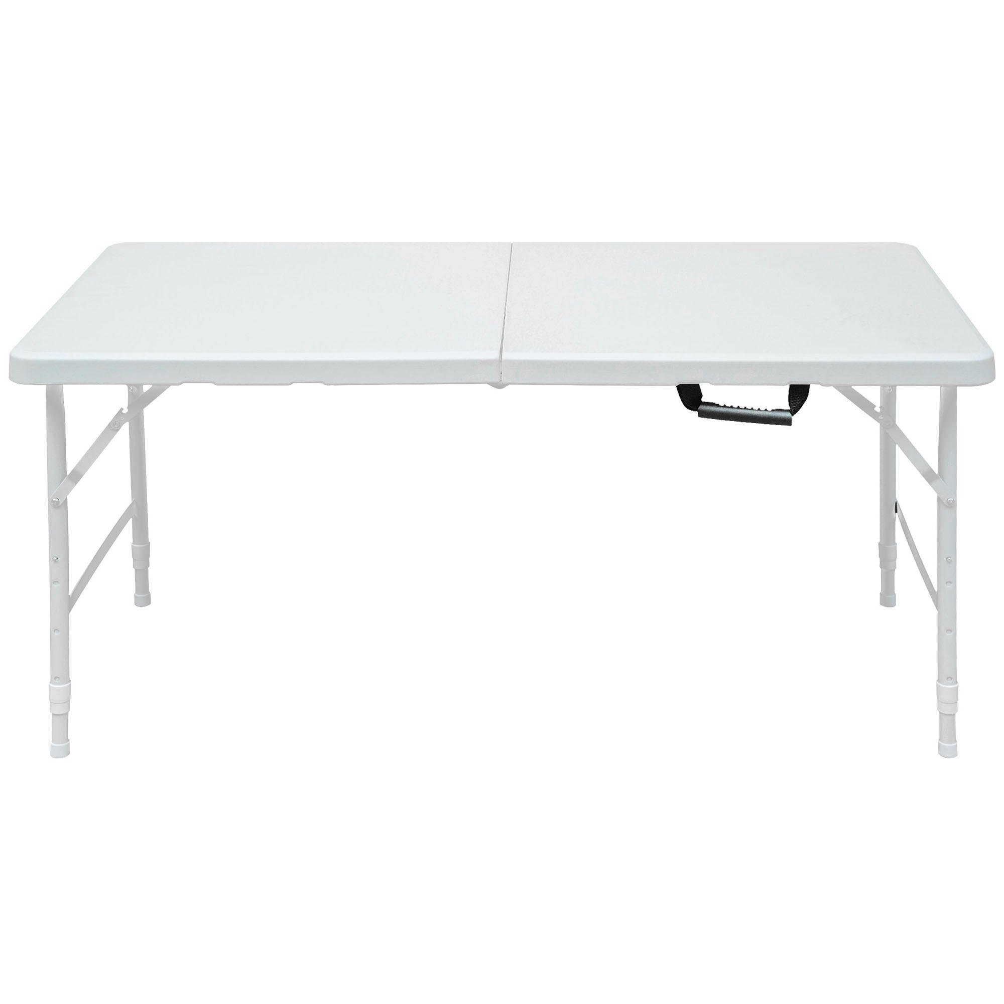 KLAPPTISCH 125 cm Weiß - Weiß, Kunststoff (124.97/60.96/73.66cm) - ComfortXL