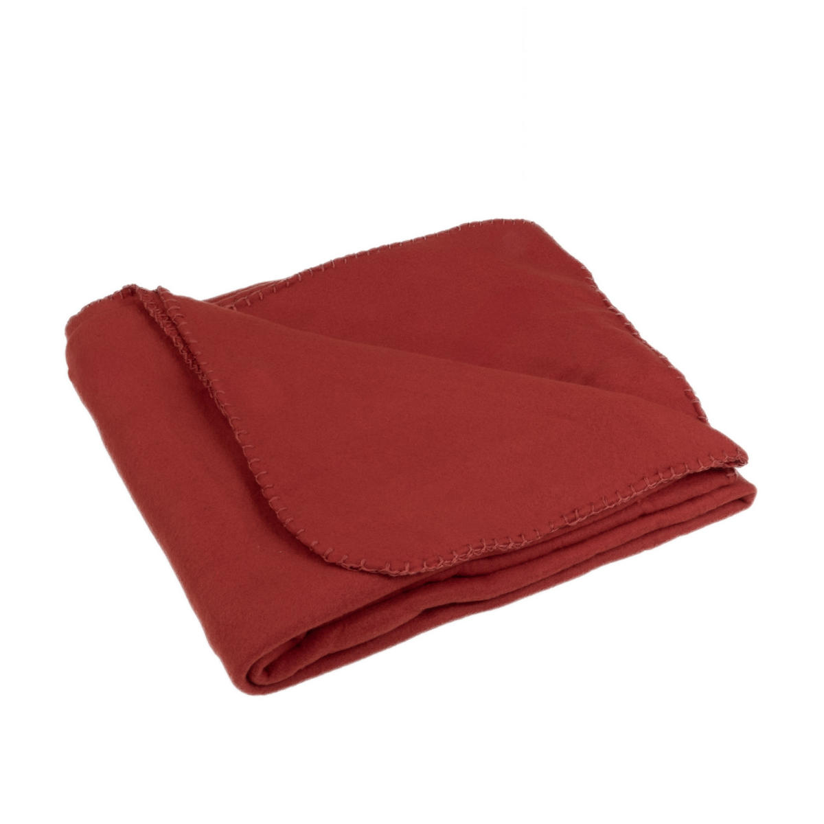 FLEECEDECKE Milout 125/150 cm - Terracotta, Textil (150/125cm) - Douceur d´intérieur