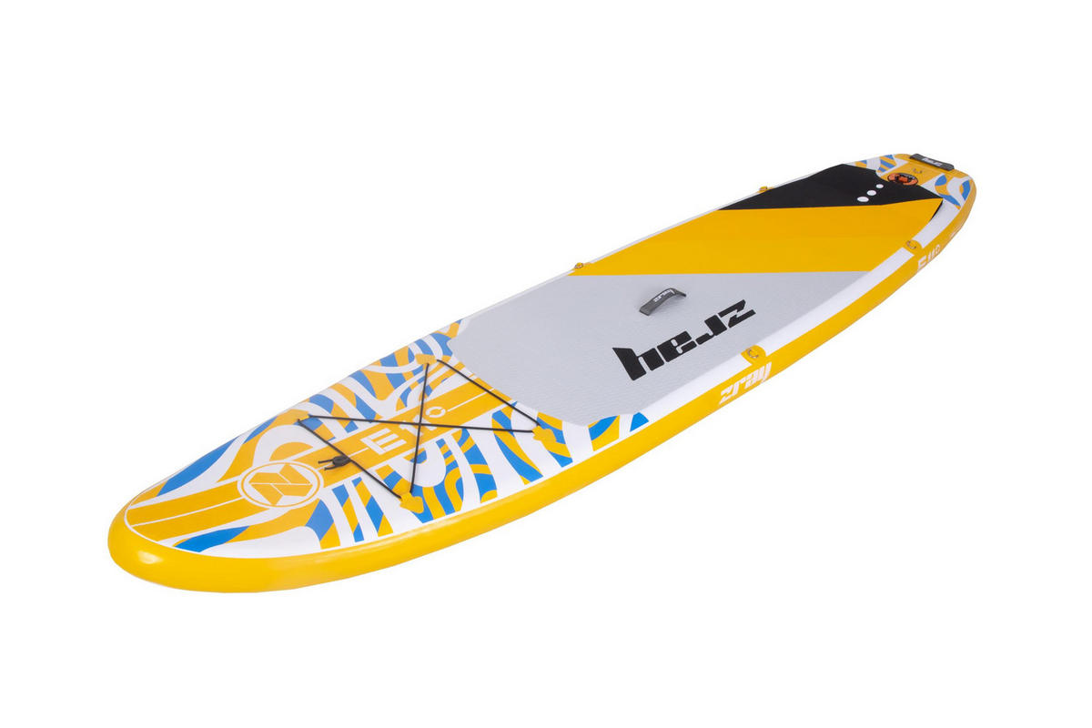 STAND-UP-PADDLE-BOARD E11 SUP Komplettset 335 x 81 x 13 cm mit viel Zubehör - Gelb, Kunststoff (335/81/13cm) - Zray