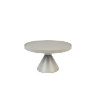 COUCHTISCH Floss Rund 60 cm Grau - Grau, Metall (60/60/33cm) - Zuiver