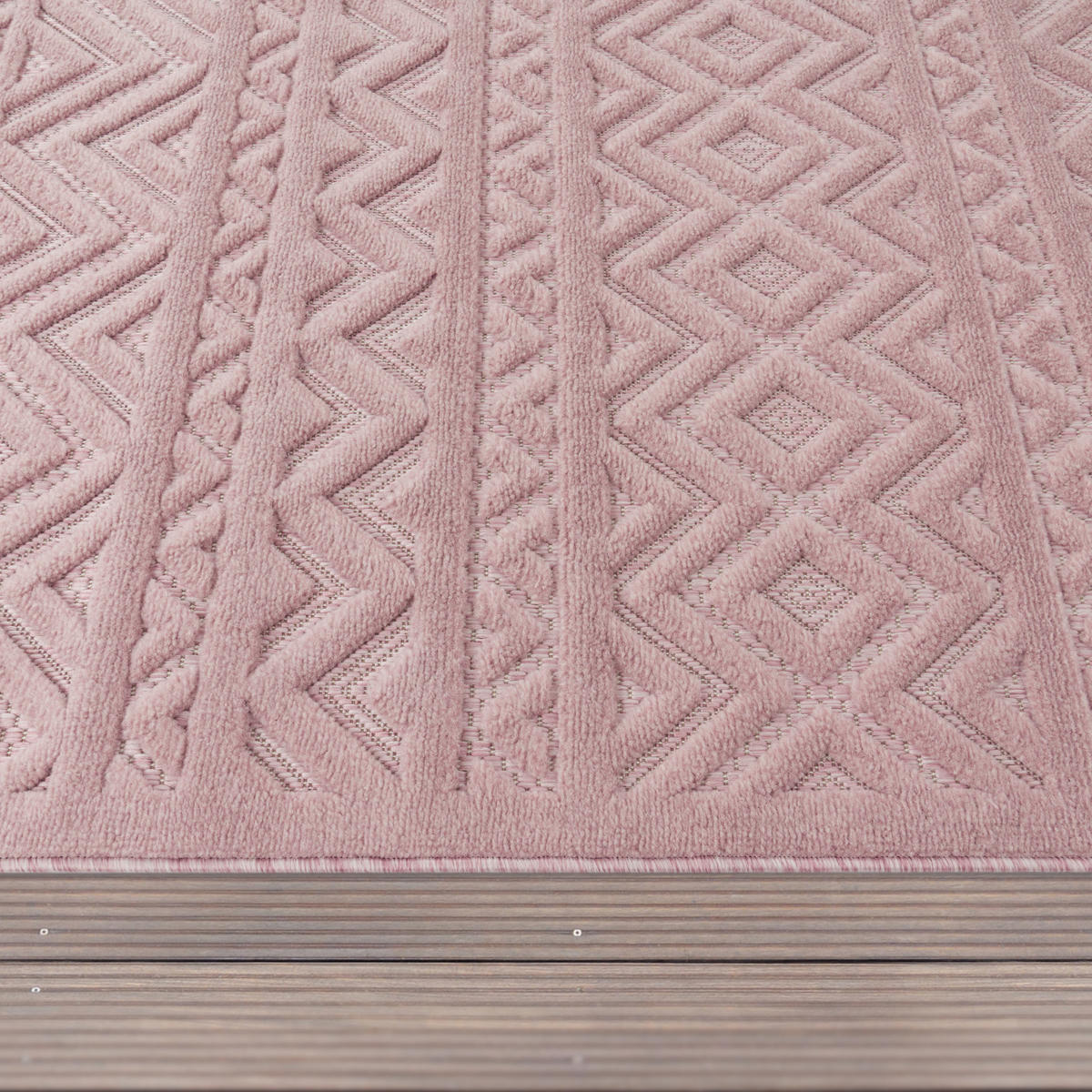 OUTDOORTEPPICH 80/150 cm Livorno 673 - Pink, Textil (80/150cm) - Paco Home