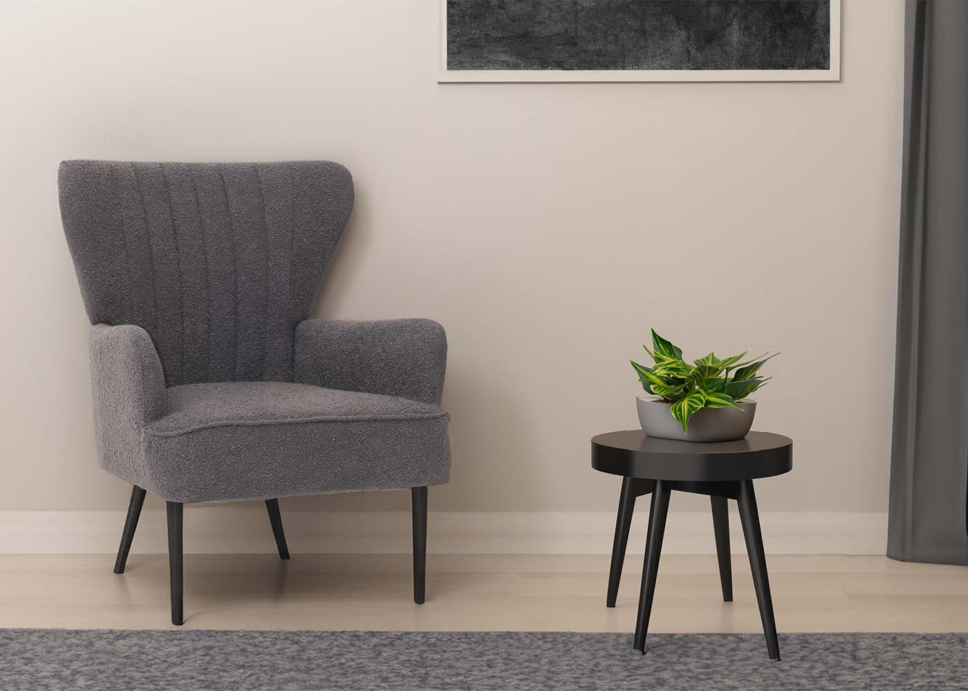 LOUNGE-SESSEL Grau - Grau, Textil (75/80/78cm) - MCW