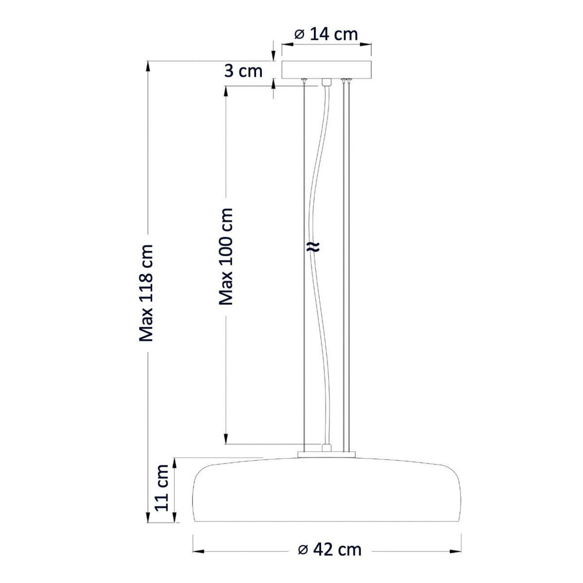 HÄNGELEUCHTE Riccardo, Weiß und Schwarz, 10.1cm - Schwarz, Glas (10/42/10.1cm) - KOSILUM