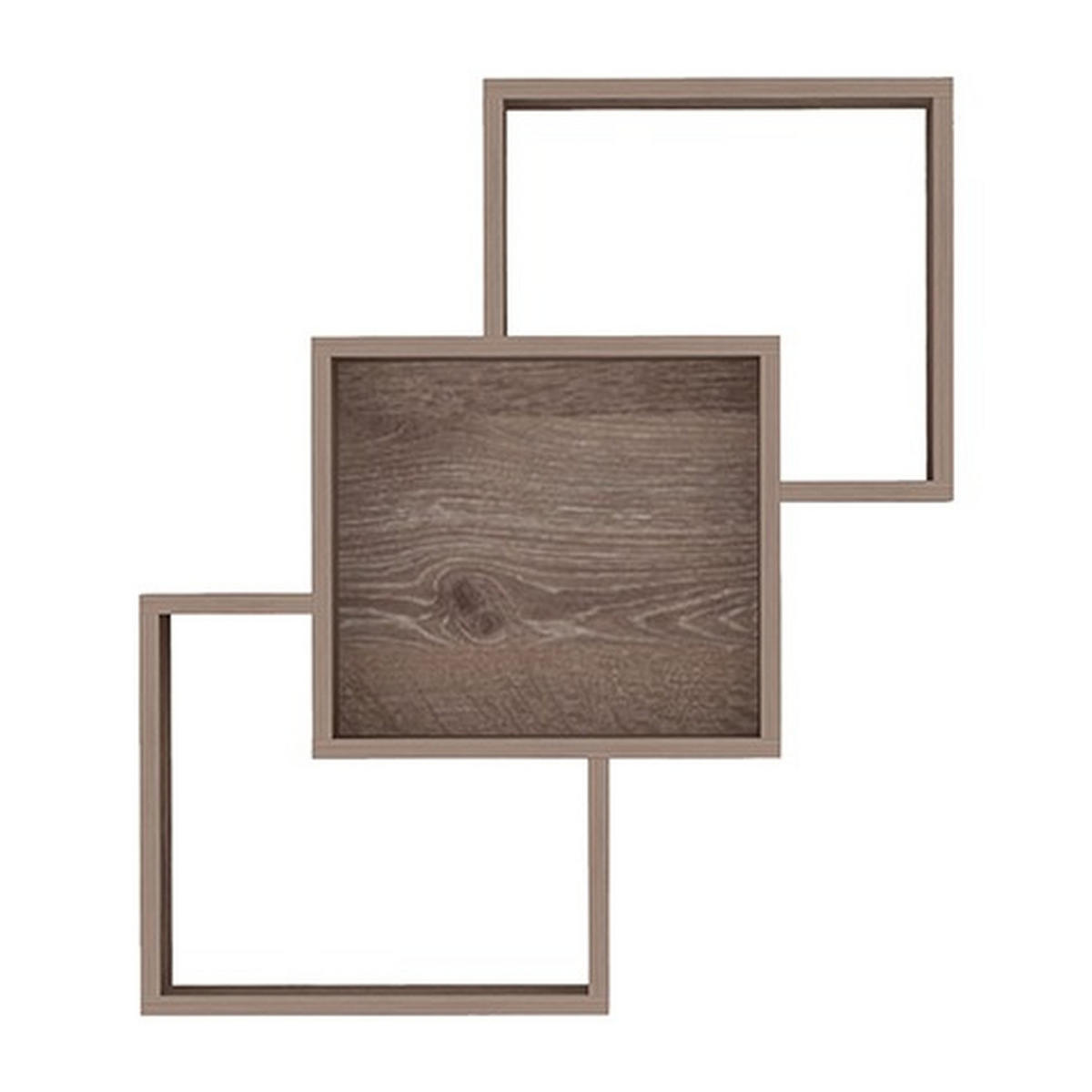 WANDREGAL Dallas D-30 77 x 63,5 x 18 cm Trüffeleiche - Trüffeleichefarben, Holzwerkstoff (77/63.5/18cm) - Koseto