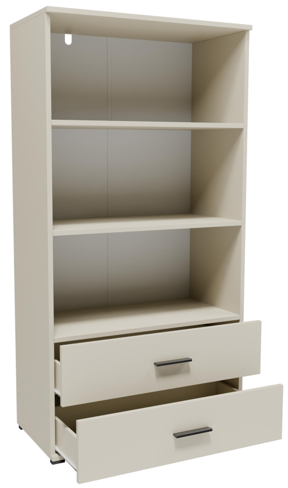 BÜCHERREGAL CR3-ST2 Kaschmir 69/34/130 cm - Kaschmir, Holzwerkstoff (69/130/34cm)