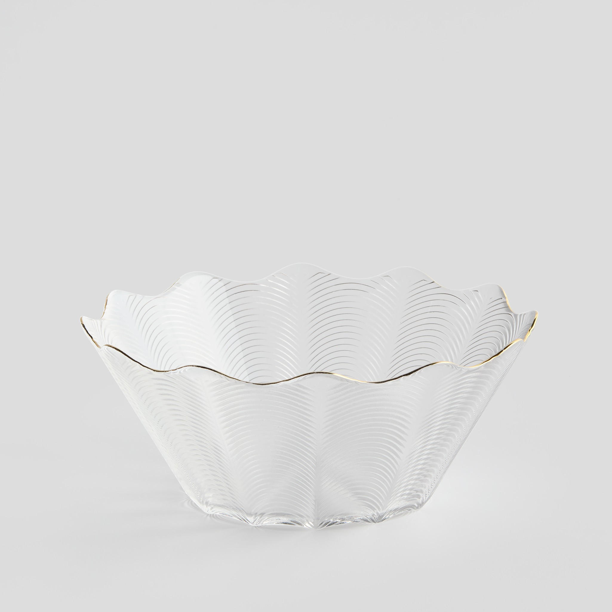 SERVIERSCHÜSSEL Katania - Transparent, Glas (24/10/24cm) - home&you