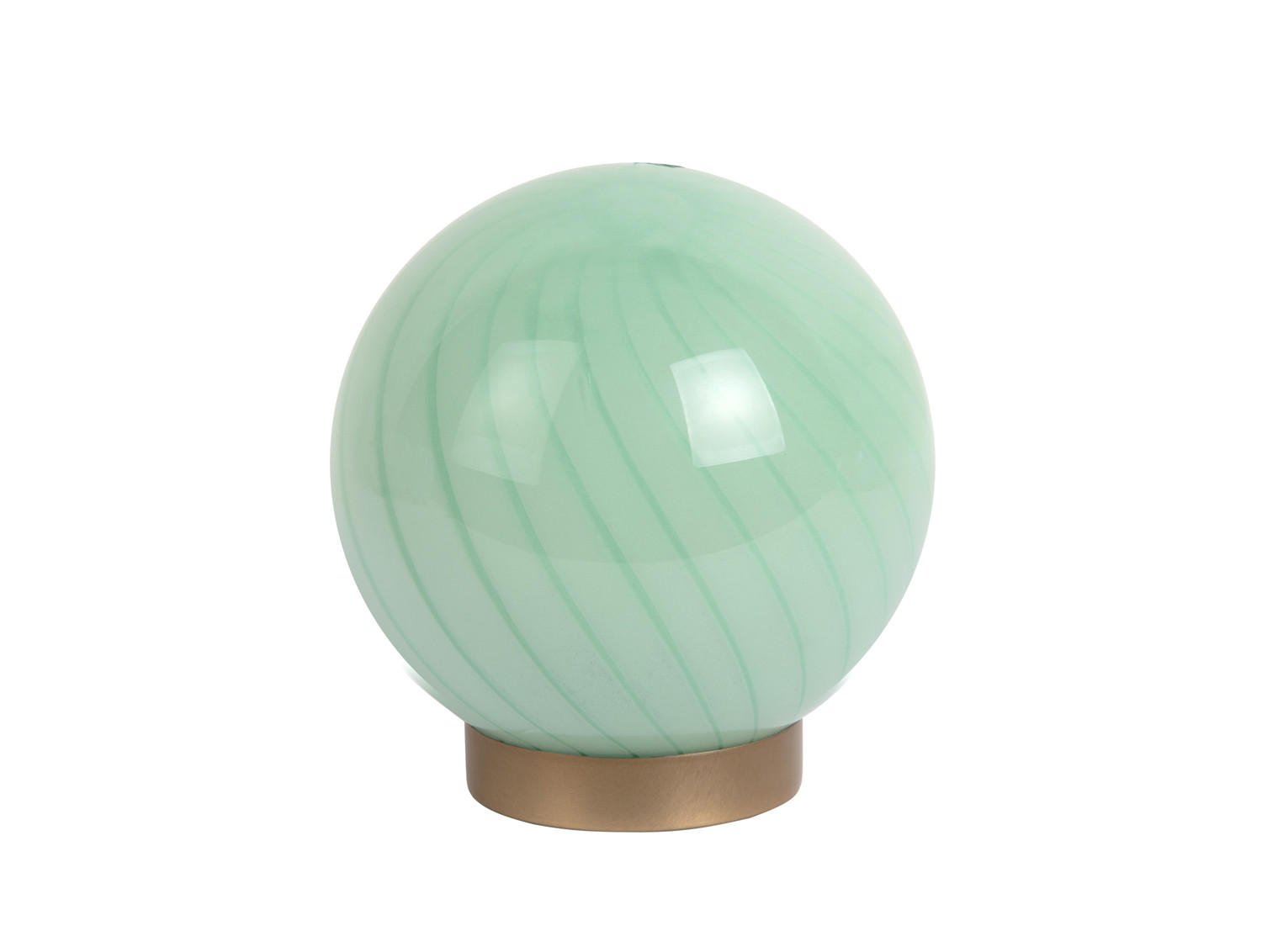 TISCHLAMPE Summer Globe 15.2/15.2/16.7 cm - Grün, Glas (15.2/15.2/16.7cm) - Leitmotiv