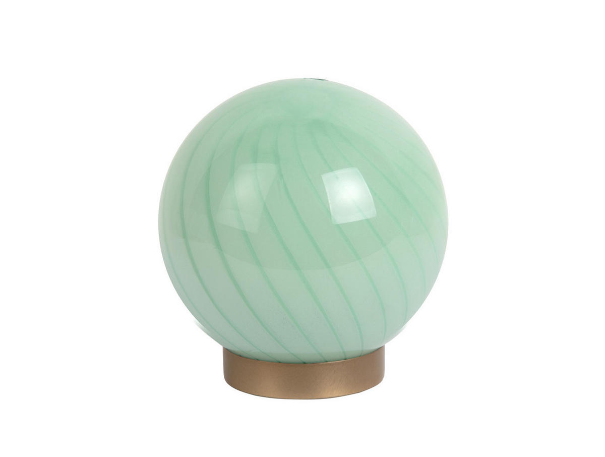 TISCHLAMPE Summer Globe 15.2/15.2/16.7 cm - Grün, Glas (15.2/15.2/16.7cm) - Leitmotiv