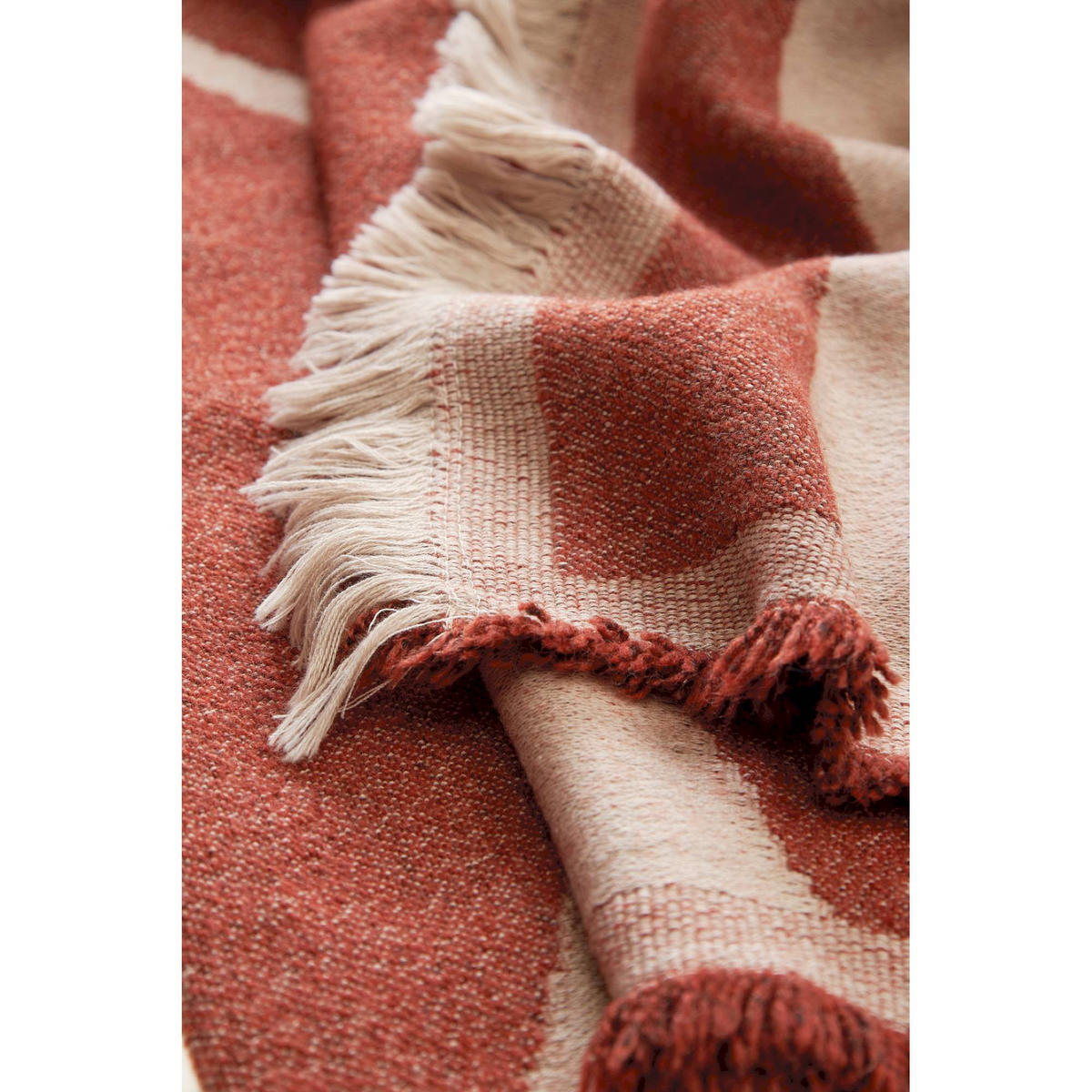 WOHNDECKE VIEW - Orange, Textil (130/170cm) - Schöner Wohnen