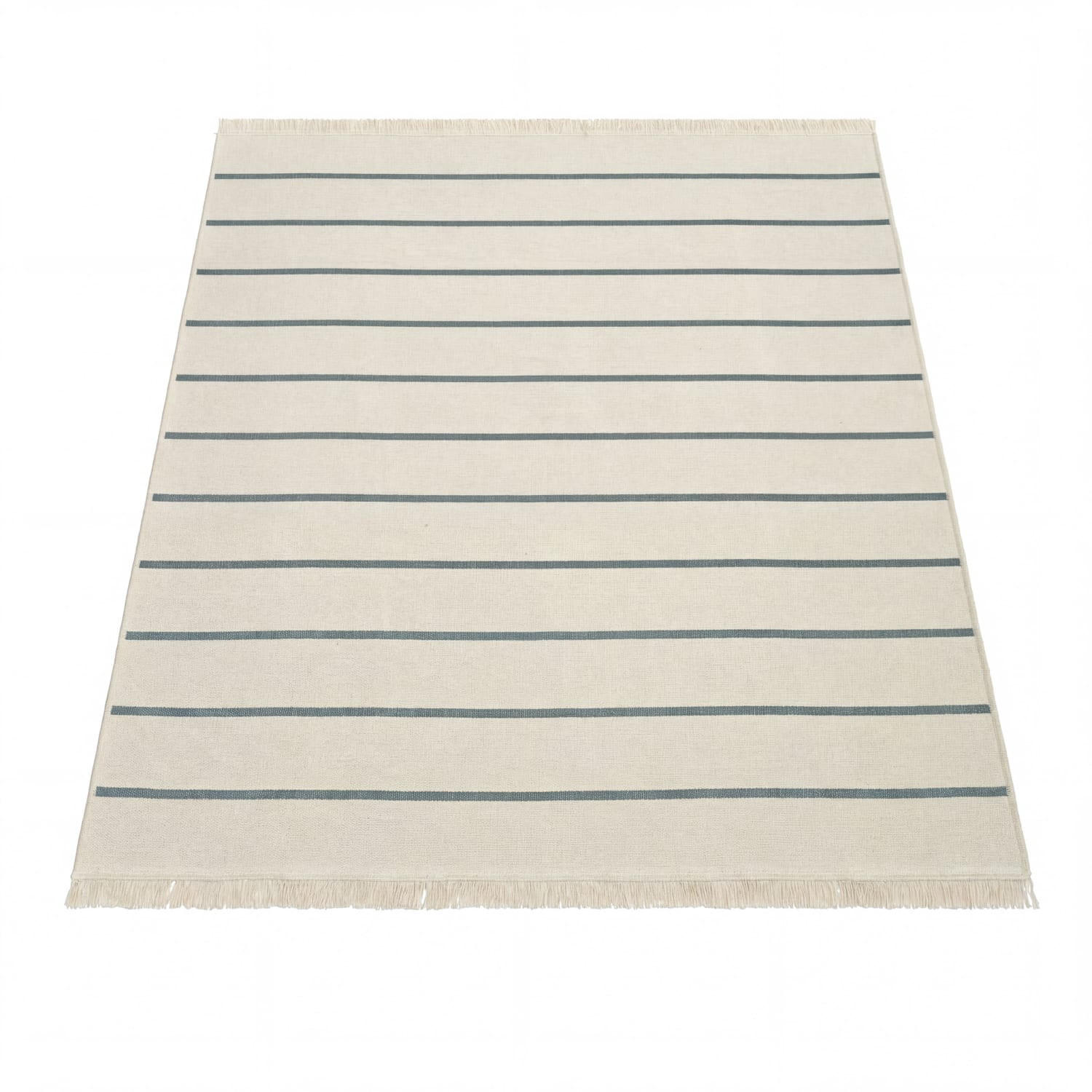 KURZFLORTEPPICH 60/90 cm Skandi Kilim 149 - Grau, Naturmaterialien (60/90cm) - Paco Home