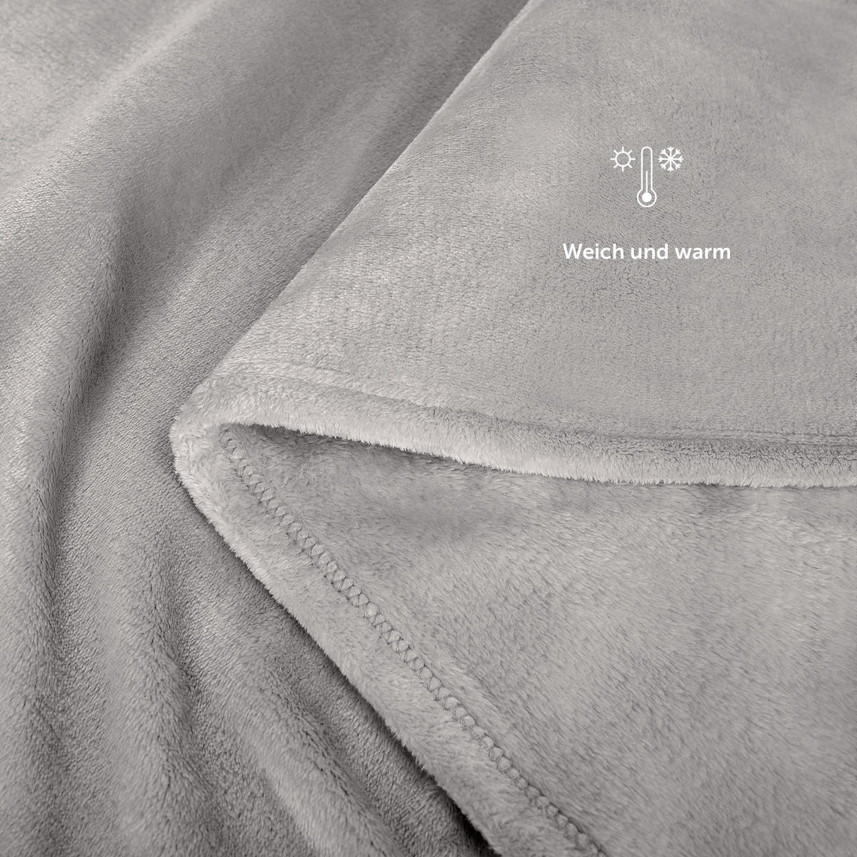 ÄRMELDECKE Iselin, 90/105cm, Rosa - Rosa, Textil (30/105cm) - Blumtal