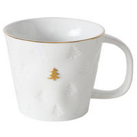 BECHER Pino 350 ml - Weiß, Keramik (350L) - Boltze Home