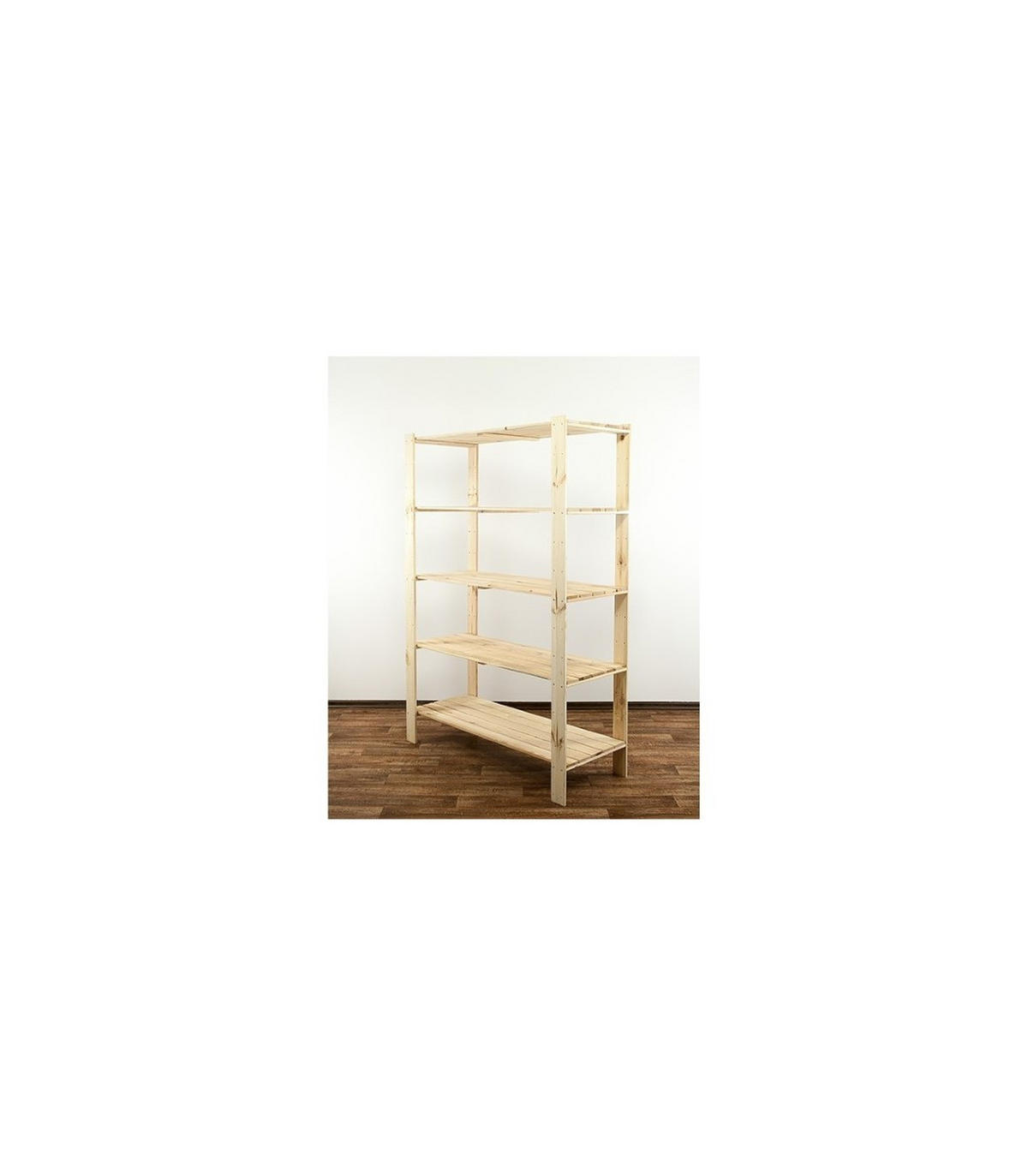 HOLZREGAL WOODLAND 166,4x120x50cm 5 Fachboden Kiefernholz Natur - Naturfarben, Holz (120/166.4/50cm) - PROREGAL