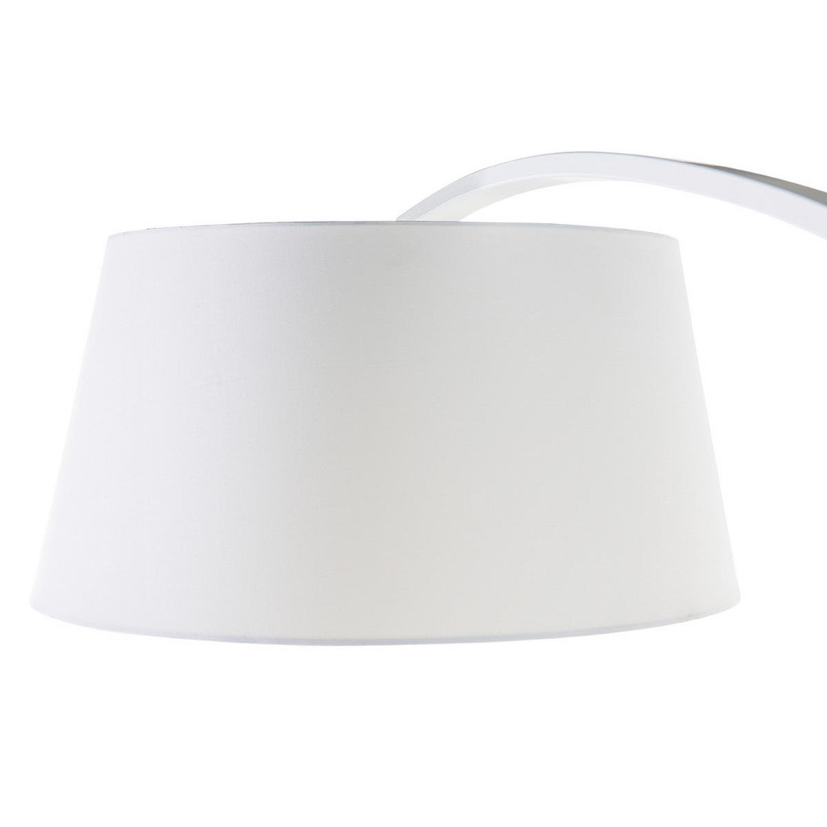 STEHLAMPE Benue 50/160/188 cm - Weiß, Metall (50/50/188cm) - Beliani