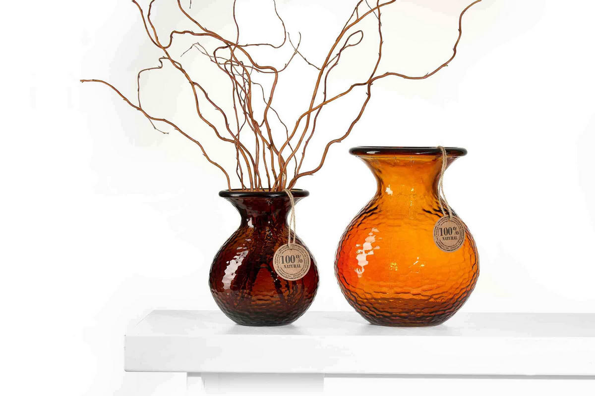 VASEN Marokko Wabe braun 18,5 cm 6er Set - Braun, Glas (18.5cm) - Ritzenhoff Breker