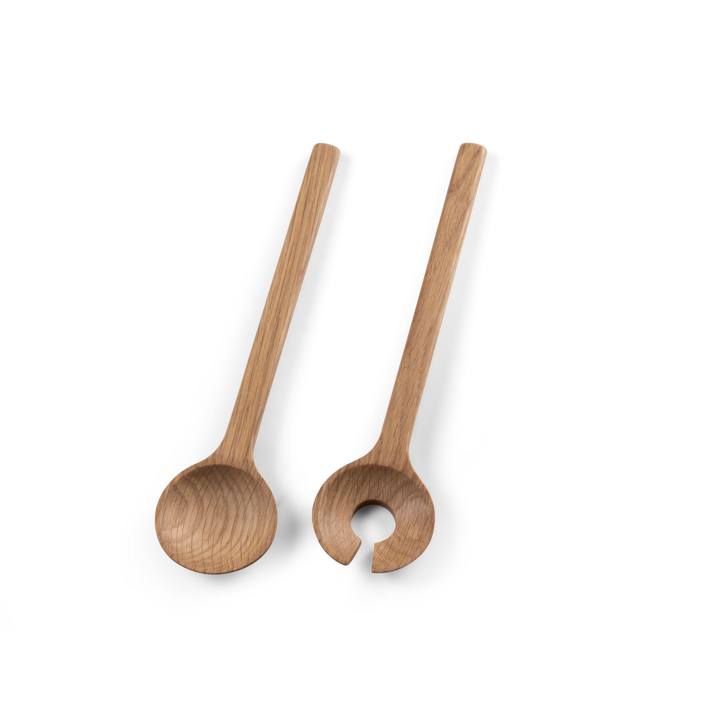 SALATBESTECK 2-tlg. 24 cm Eiche - Braun, Holz (24.5cm) - Bitz