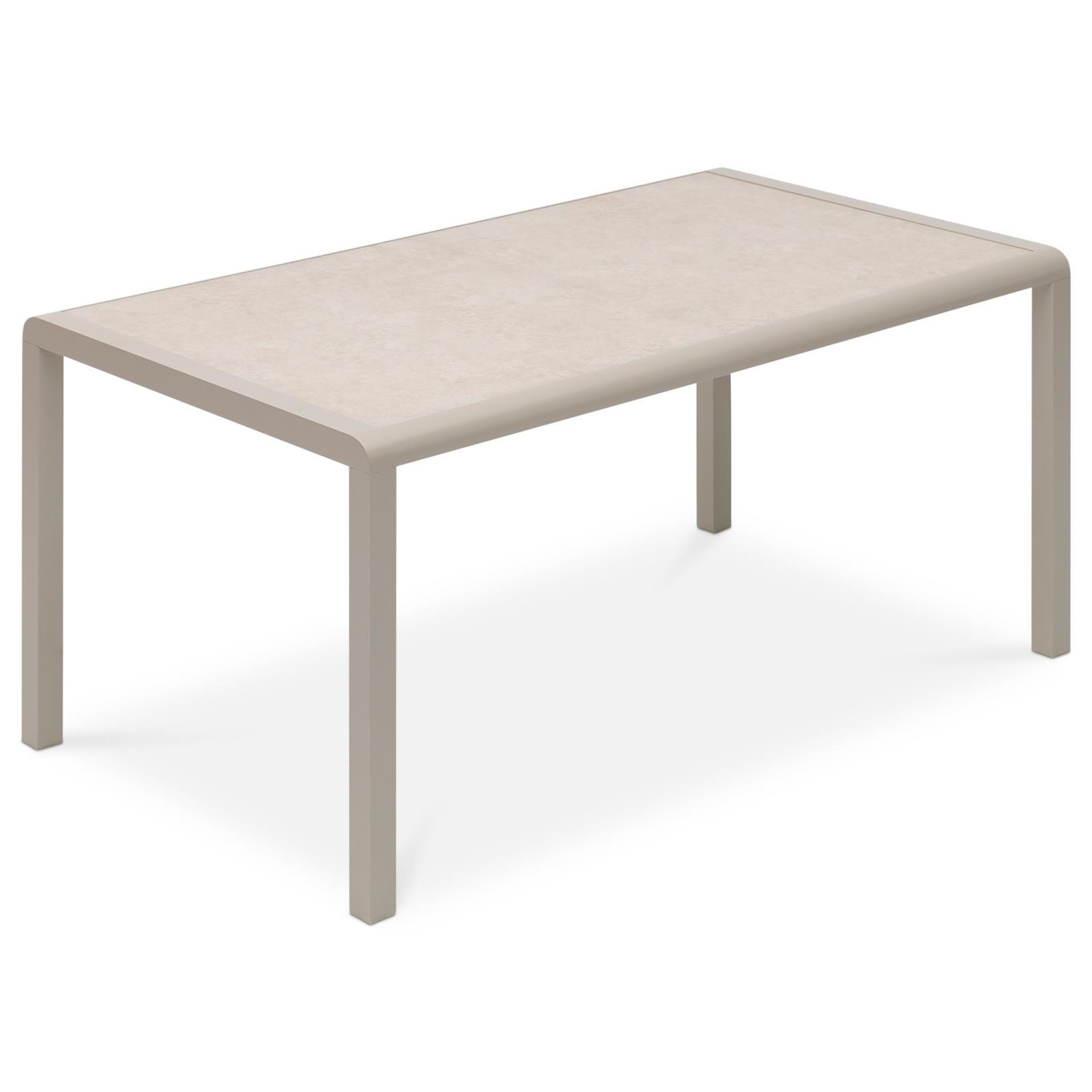 Idimex Gartentisch Champagner 160x75x90 cm
