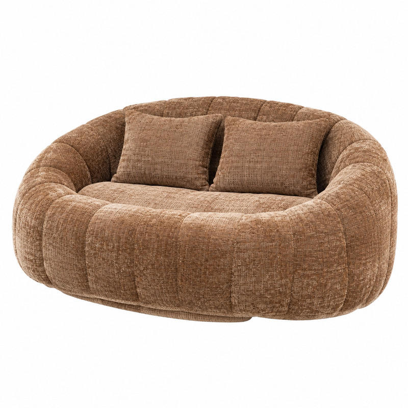 SITZSACK Loungesessel 150 x 95 x 63 cm Chenille Coffee - Braun, Kunststoff (95/63/145cm) - Beauniv
