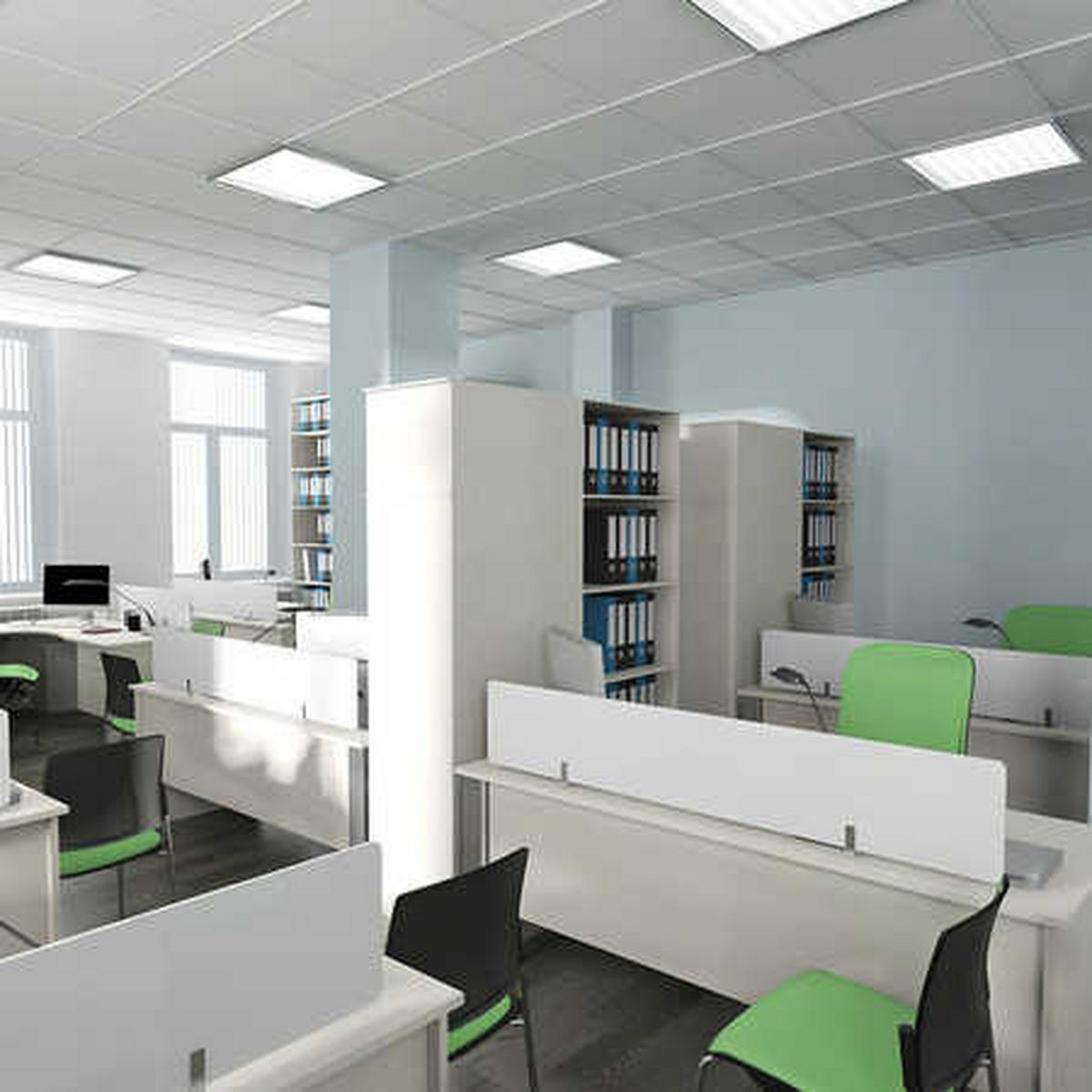 LED EINBAU PANEL Weiß Kunststoff - Weiß, Metall (59.5/59.5/3.3cm)