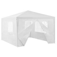 PARTYZELT Wedau - Weiß, Kunststoff/Metall (400/255/300cm) - casa.pro
