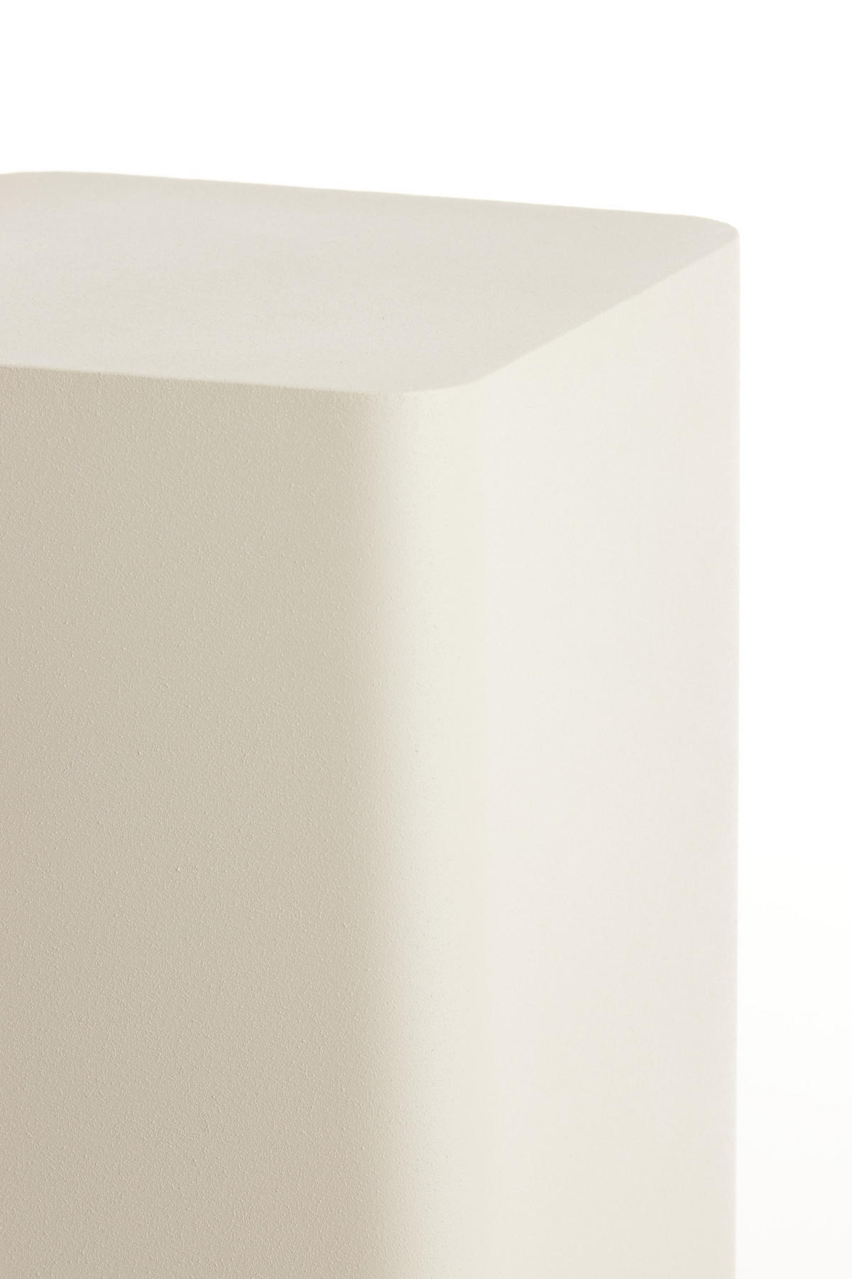 SÄULE Alurio Weiß 30,5/30,5/80 cm - Weiß, Metall (30.5/30.5/80cm) - Light & Living